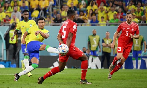 Casemiro stunner ends Switzerland resistance to fire Brazil into last 16