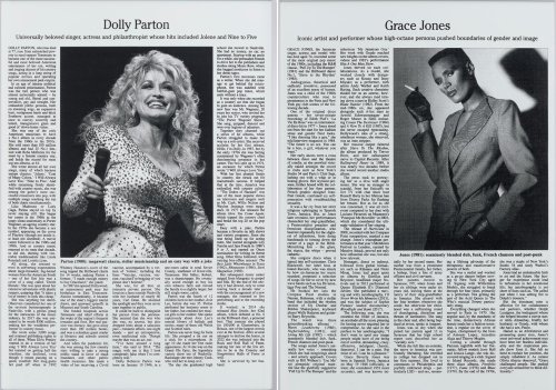 The artist who writes fake obituaries of icons, from Dolly Parton to Greta Thunberg