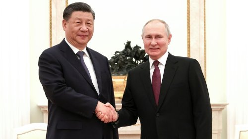 Xi Jinping says China ready to ‘stand guard over world order’ as he lands in Moscow