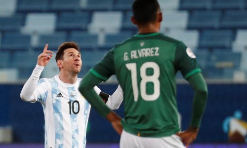 Lionel Messi scores twice as Argentina overrun Bolivia at ...