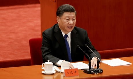 Xi Jinping vows to fulfil Taiwan ‘reunification’ with China by peaceful means