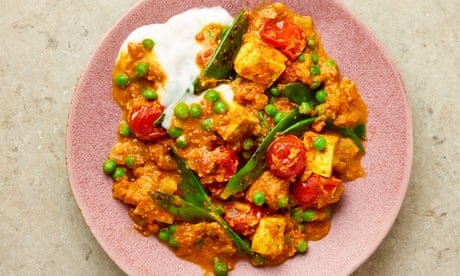 Meera Sodha’s vegan recipe for matar tofu, or pea, cashew and tofu curry