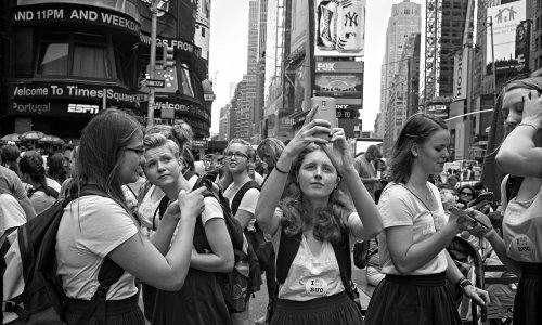 America's stage: Times Square in black and white – in pictures