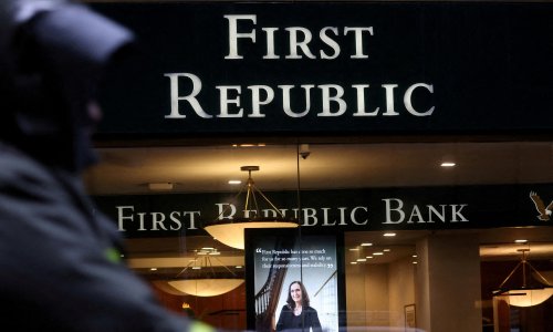 First Republic’s shares drop more than 17% after downgraded credit rating