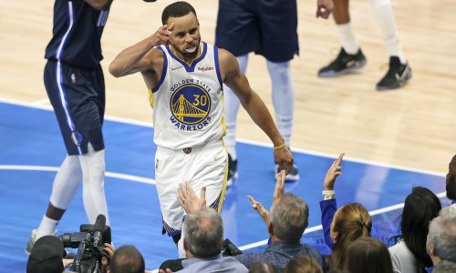 Warriors one win from NBA finals after Wiggins posterizes Mavericks’ Doncic