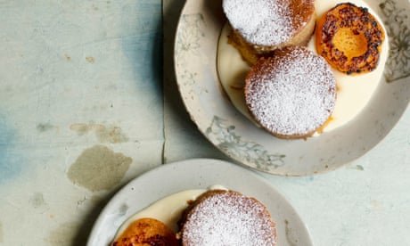 Nigel Slater’s recipes for apricot cake, and summer fruit frozen yoghurt