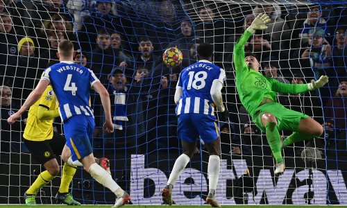 Brighton dent Chelsea’s title hopes as Adam Webster header forces draw