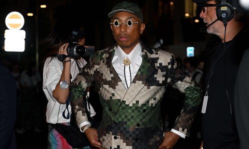 Pharrell Williams hits Paris catwalk with Louis Vuitton menswear debut ...