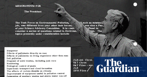 ‘Smoking gun proof’: fossil fuel industry knew of climate danger as early as 1954, documents show
