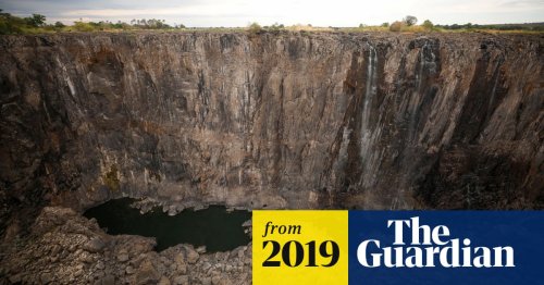 Victoria Falls dries to a trickle after worst drought in a century