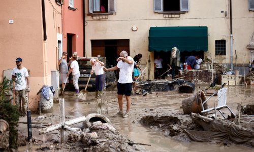 Deadly flood-water ‘tsunami’ sweeps through Italian towns