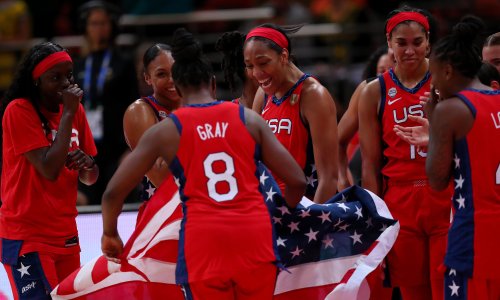 New-look USA see off China for fourth straight Fiba World Cup before record crowd