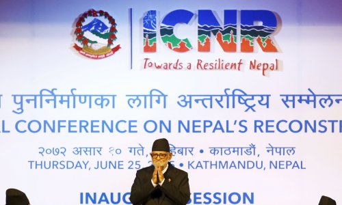 Nepal donors pledge $3bn for rebuilding in aftermath of earthquakes