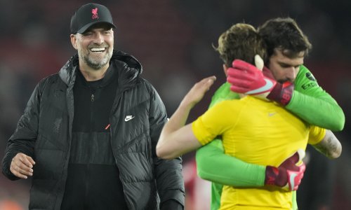 ‘It is possible’: Liverpool’s Jürgen Klopp tells Pep Guardiola title race is still on