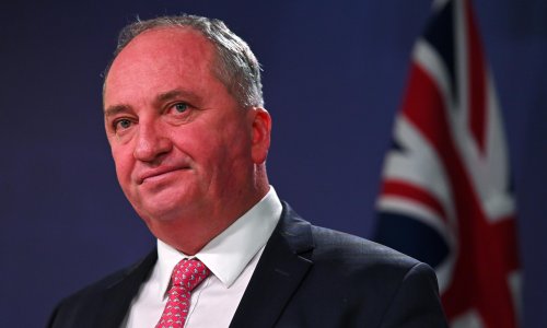 Barnaby Joyce’s drought envoy texts not ‘documents of a minister’, prime minister’s office claims