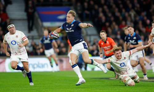 Scotland’s Duhan van der Merwe stuns England to deny Borthwick dream start