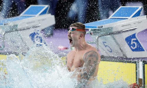 ‘I’m a fighter’: Peaty gives ‘heart and soul’ to win 50m breaststroke gold