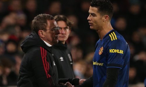 Rangnick told Ronaldo he withdrew him ‘in the interests’ of Manchester United