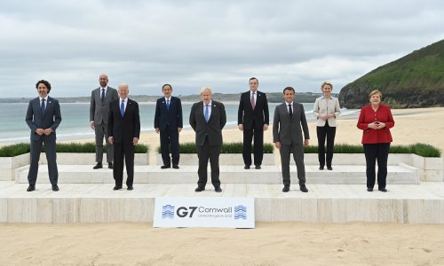 G7: Boris Johnson appears to repudiate Tory austerity at summit opening