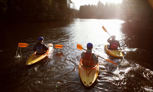 Make a splash: the challenge of learning to kayak