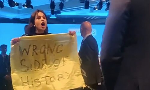 Climate protesters rework Spice Girls song to disrupt Barclays AGM