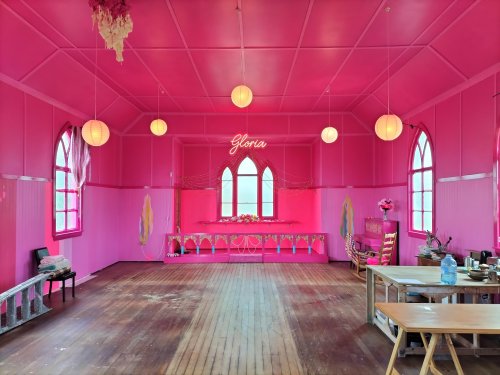 ‘Quiet fabulosity’: remote New Zealand church gets pink makeover to celebrate queer community