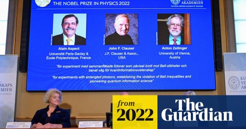 Three scientists share physics Nobel prize for quantum mechanics work
