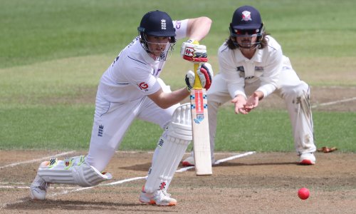 Harry Brook smashes 71-ball 97 as England pick up where they left off