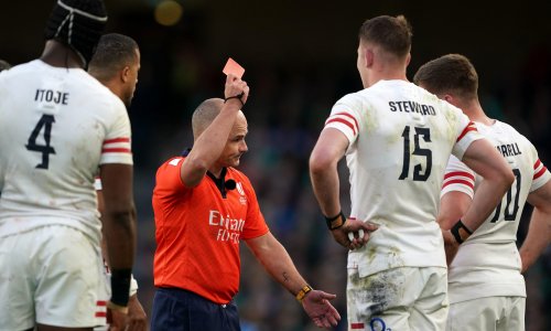 Freddie Steward cleared after red card for England in Ireland overturned