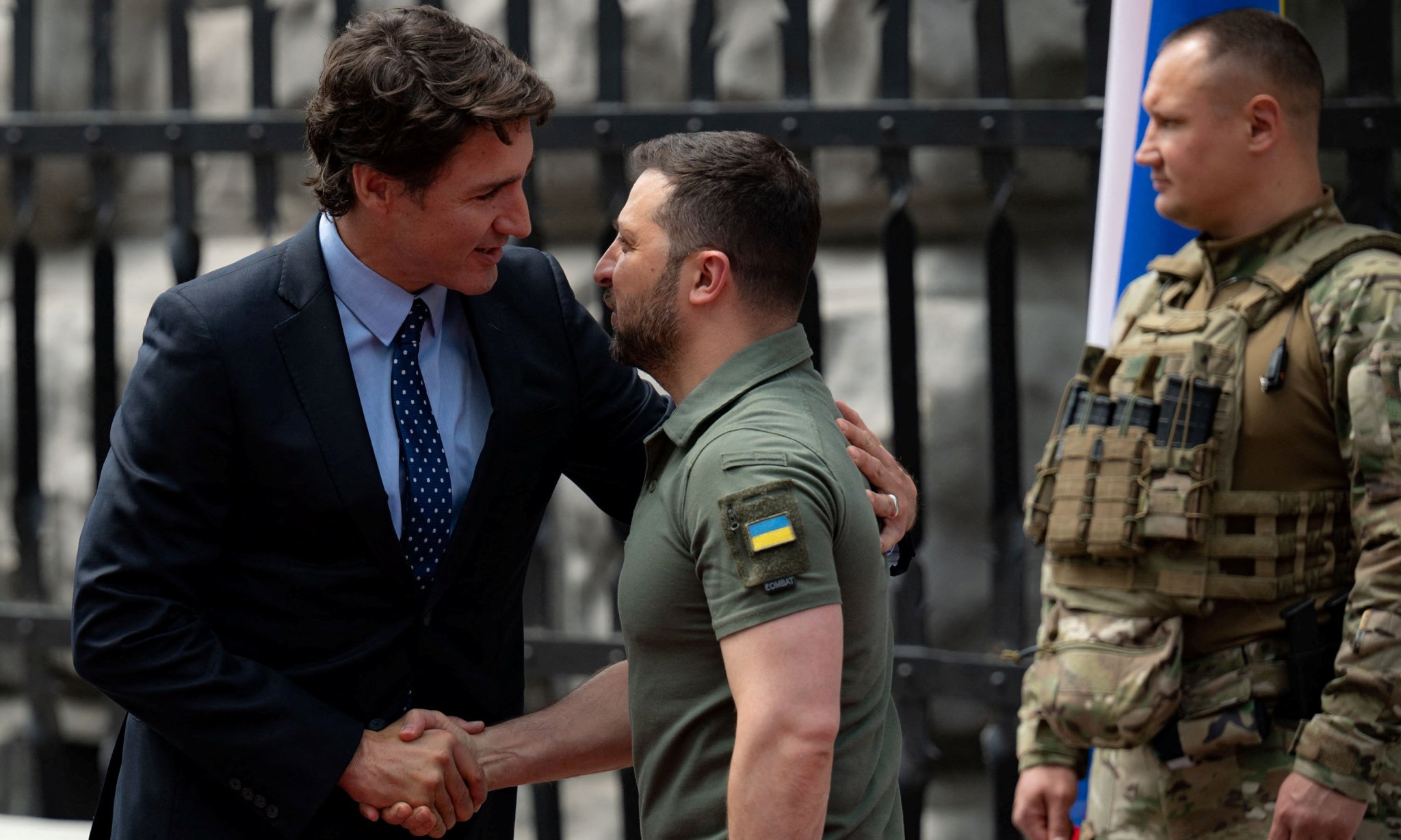 Zelenskiy appears to confirm Ukraine counteroffensive during Trudeau visit