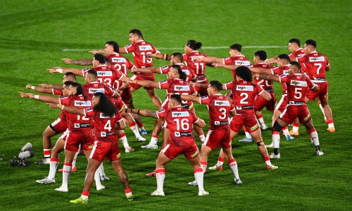 War dances and warning shots as New Zealand defeats Tonga in Pacific tests