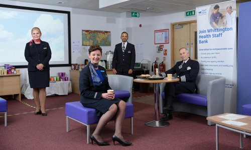 Aircrew fly in to give NHS staff a taste of the first-class treatment