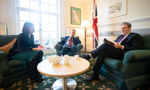 Rare sight of a relaxed Keir Starmer shows he is starting to believe