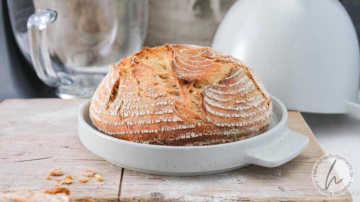Brot #109 – Einfaches Sauerteigbrot über Nacht
