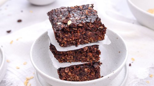 Brownie Baked Oats ohne Banane
