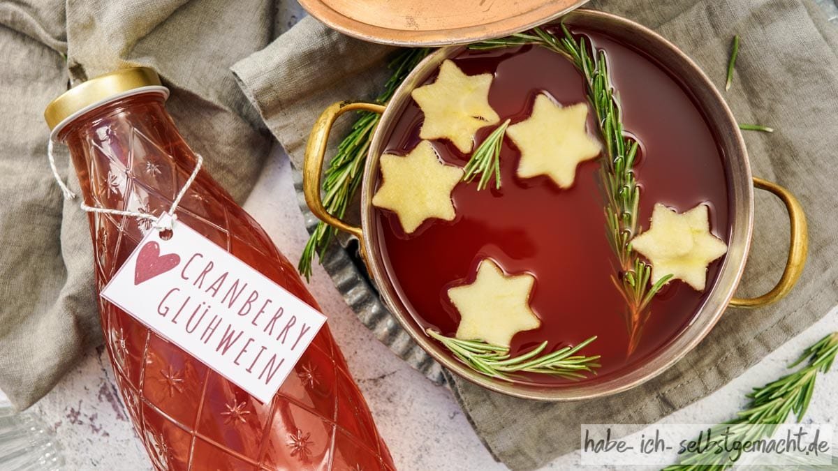 Apfel-Cranberry Glühwein