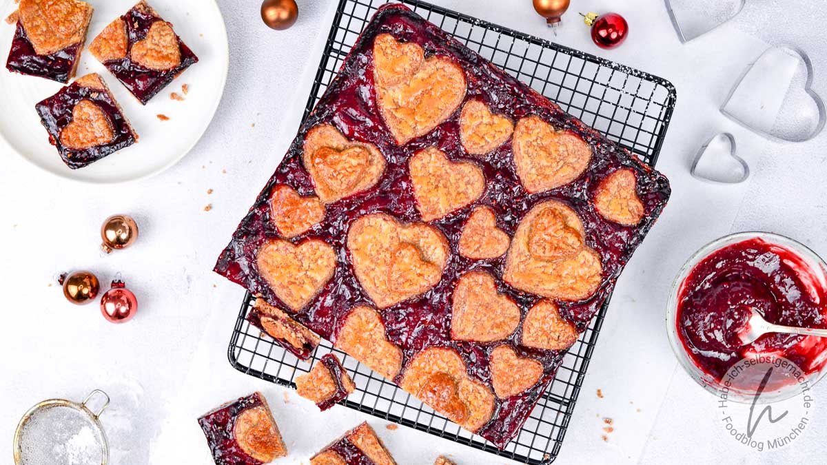 Linzer Plätzchen (Linzer Torte vom Blech)