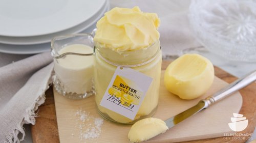 Butter ganz einfach aus Sahne selber machen