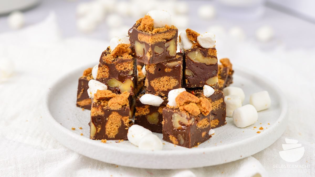 Schokoladen Fudge aus nur 4 Zutaten