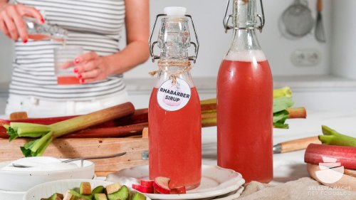Rhabarbersirup einfach selber machen