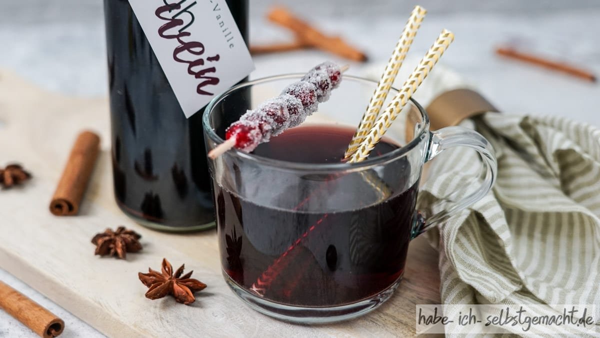 Kirsch Vanille Glühwein selber machen