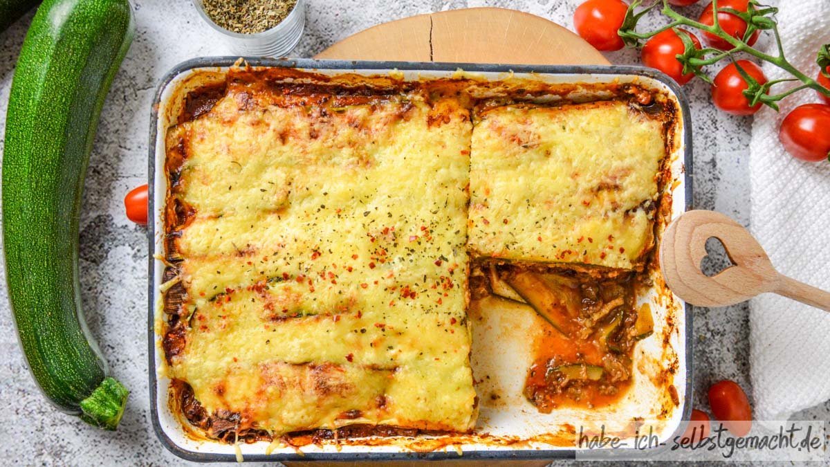 Low Carb Zucchini Lasagne