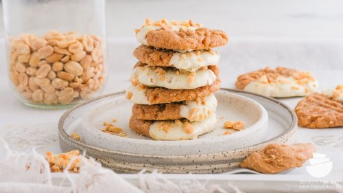 Erdnussbutter Kekse aus 5 Zutaten – schnelles Rezept