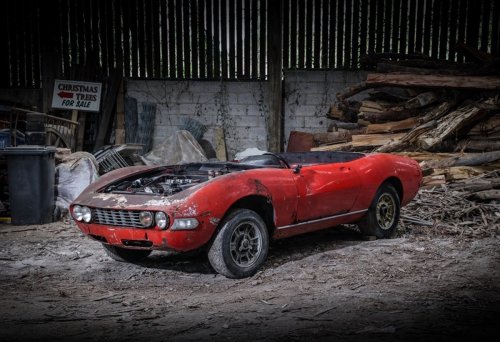 Barn-find Fiat Dino Spider breaks cover after 45 years