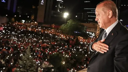 Erdoğan'dan bir ilk! Balkon konuşmasının yeri değişti