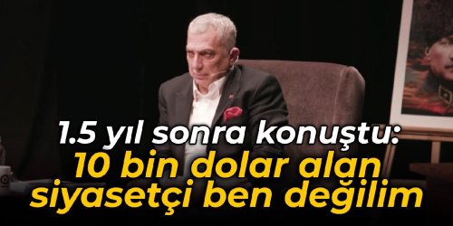 AKP'li Metin Külünk, 1.5 yıl sonra konuştu: 10 bin dolar almadım