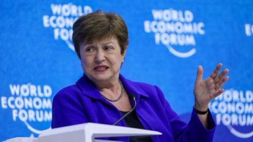 Davos IWF-Chefin Georgiewa erwartet keine globale Rezession