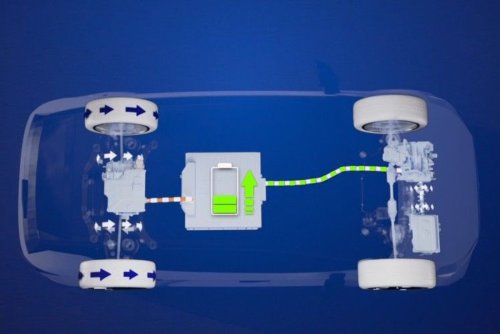 Das ist die neue Range-Extender-Technik von ZF