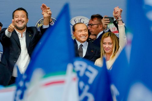 Giorgia Meloni feiert Wahlsieg in Italien