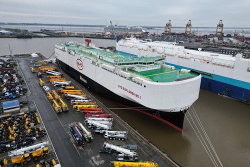 Logistik: Erster BYD-Frachter erreicht Bremerhaven und sorgt gleich für Probleme